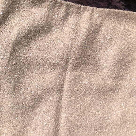 WOOL SEQUIN MINI SKIRT - Picture 3 of 11